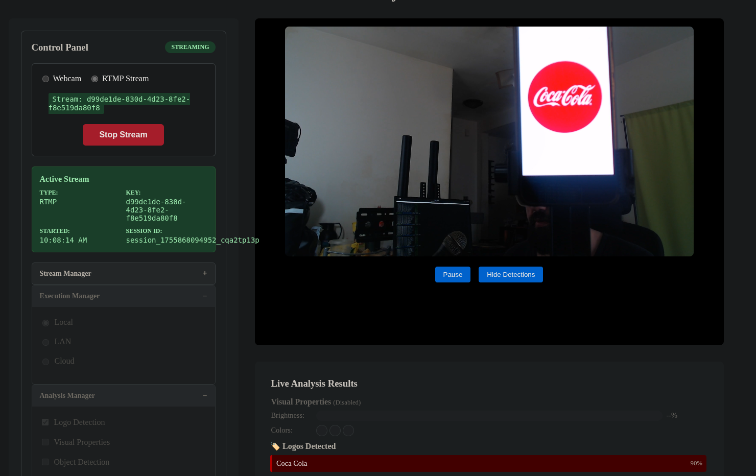 Control Panel Overview
